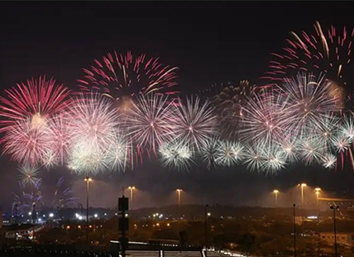 宁乡市焰火晚会